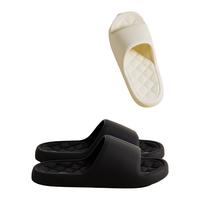 Chokichoki EVA凉拖鞋夏季厚软底 黑色 简约大方