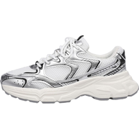 意利船长男鞋子老爹鞋休闲板鞋运动鞋男百搭小白鞋 Y1003 白色 40 