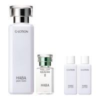 HABA  水润护肤套装（G露180ml+精纯油II 15ml+G露20ml+精纯油II 4ml）