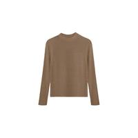 安之伴保暖内衣女士秋冬季加厚修身显瘦内搭打底上衣简约纯色秋衣 慕斯棕 XL