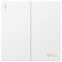 公牛 G12K212 二开双控开关 象牙白