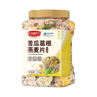 五谷新势力 无蔗糖苦瓜葛根燕麦片 700g 2罐
