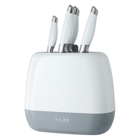 十八子作厨房刀具菜刀套装砍骨刀切肉切片刀水果刀阳江十八子菜刀家用 月韵套装【SL2378-1】 5件套