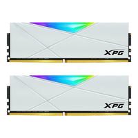 ADATA 威刚 XPG系列 龙耀 D50 DDR4 3600MHz RGB 台式机内存 灯条 釉白 32GB 16GB*2