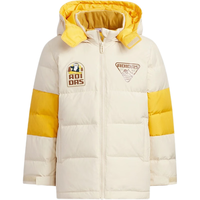 adidas 儿童秋冬保暖连帽羽绒服IN5219 黄色 122