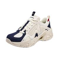 斯凯奇（Skechers）牛仔机甲鞋三代运动鞋896212/894209 女款-白色/海军蓝/红色/WNVR 35.5