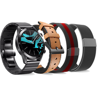 TicWatch 适用华为GT3/2 pro表带WatchBuds米兰尼斯磁吸表带watch3pro/NEW智能手表46mm荣耀GS magic2 金属尼龙替换带