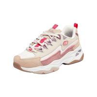 SKECHERS 斯凯奇 情侣鞋熊猫鞋149498 自然色/粉红色/NTPK 36