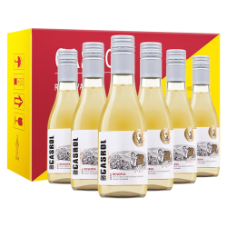 CASROL LEGEND 卡露传奇 干白葡萄酒 11%vol 187ml*6瓶 礼盒装