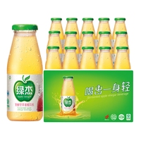 绿杰发酵型苹果醋饮料260ml*15瓶整箱装60%果汁添加 线下同款 