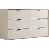 LINSY 林氏家居 斗柜收纳柜客厅卧室置物柜一体柜抽屉式落地柜TW1E 长约1.19米六斗柜