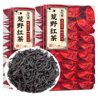 飘香韵茶叶 金骏眉红茶 新茶花果香型养胃自己喝 独立25小包装 荒野红茶（二盒）250g