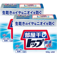 LION 狮王 日本洗衣粉室内晾晒酵素洗衣粉消臭祛味抗菌 900g*2盒