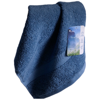 亚光纯棉A类强吸水五星级酒店加厚方巾 蓝色 56g 33*33cm