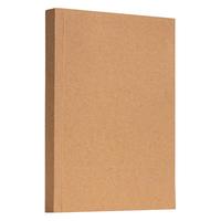 得力复古牛皮纸笔记本子空白本简约记事本高颜值A5草稿本加厚初高中生横线本绘画日记本大手账本