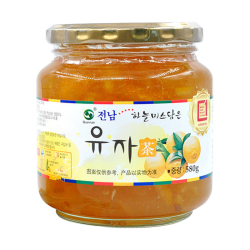 全南 韩国进口  蜂蜜柚子茶 蜜橘茶柠檬百香果茶青梅茶 蜂蜜柚子茶580g