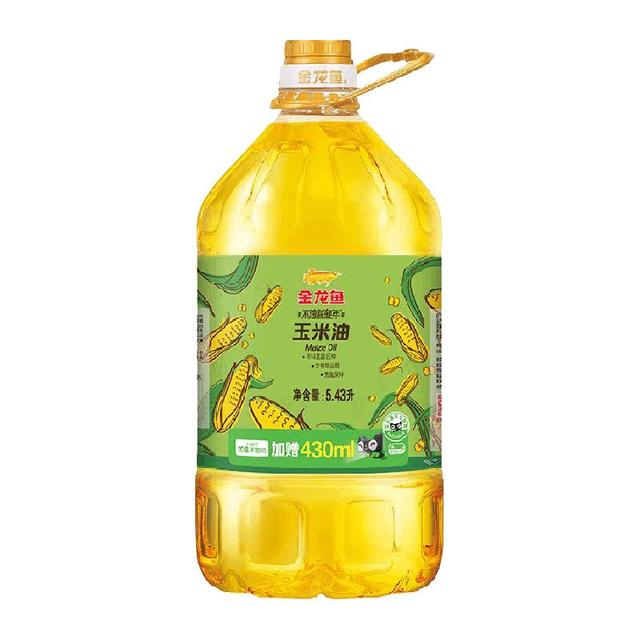 金龙鱼 不油腻轻年 非转基因玉米油5.43L