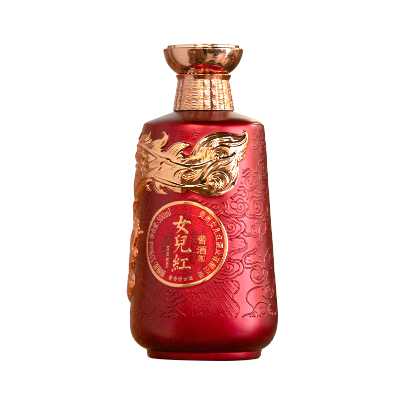  女儿红酱酒 婚宴喜酒 酱香型白酒  礼盒装 53%vol 500mL