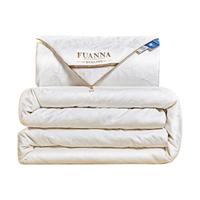 FUANNA 富安娜 100%桑蚕丝子母被芯二合一被芯四季用双人加大 9.5斤(230*229cm)