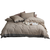 国家补贴：LA TORRETTA 80支磨毛四件套纯棉 秋冬季加厚贡缎床上用品 1.8/2.0米床