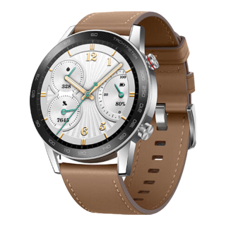 荣耀 GS 3i 蓝牙版 亚麻棕 46mm 智能手表+钢表带