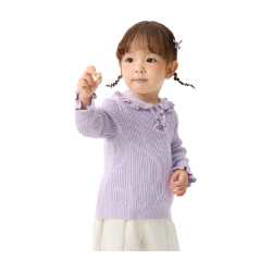 巴拉巴拉 婴儿毛衣儿童冬季线衫2024男女童毛衫宝宝针织衫甜美