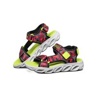 SKECHERS/斯凯奇 闪灯 儿童凉鞋 黑色/红色 28.5