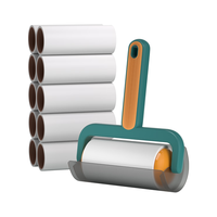 初舍（CHUSHE）粘毛器滚筒10卷纸600撕粘毛卷纸衣服沾毛毛刷宠物猫毛清理器