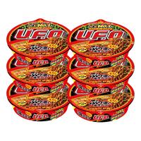 日清食品 NISSIN日清方便面 飞碟炒面日本UFO炒面风味6碗 速食面干拌面碗面泡面