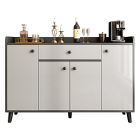 Cono Sur 柯诺苏 茶水柜餐边柜子储物柜客厅靠墙置物柜轻奢茶柜置物架收纳柜备餐柜 荐天空灰120*30*84