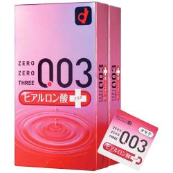冈本 003系列 玻尿酸超润滑安全套 10片*2盒 海外版