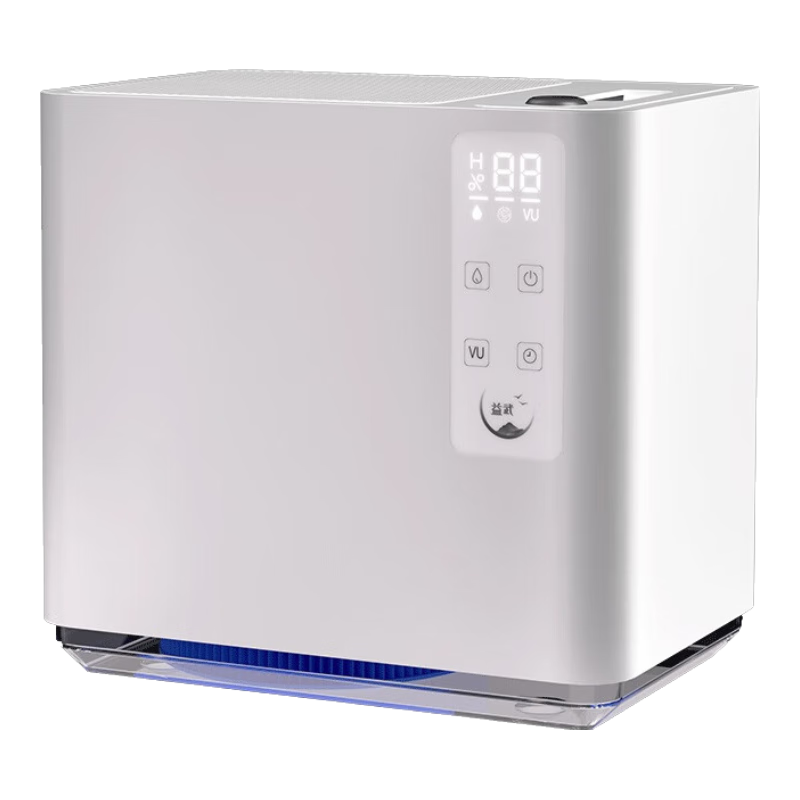  益武 负离子净化紫外线抑菌 茶水过滤加湿器  典雅白 5.1L