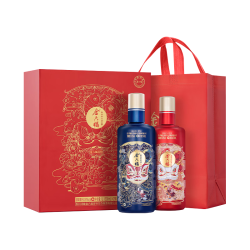 金六福 喜悦 50.8°浓清兼香型白酒 500ml×2