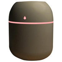 单易小型USB加湿器加湿器家用卧室办公室桌面空气教室加湿器雾化补水喷雾便携喷雾器 【冰川白】大雾量220ML 通用