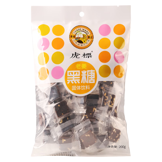 Tiger Mark 虎标中国香港品牌老姜黑糖独立包装 200g