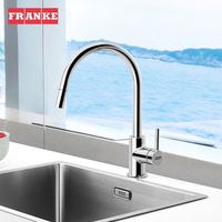 弗兰卡 水龙头 厨房抽拉式冷热洗菜盆360度旋转出水嘴防溅龙头 CT933C