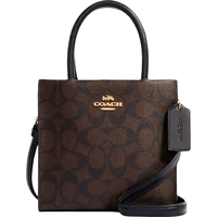 COACH 蔻驰 女士斜挎包 5693 IMAA8 深棕色/黑色 小号