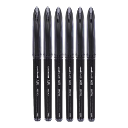 uni 三菱 UBA-188 直液式中性笔 黑色 6支装