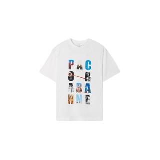 Paco  Rabanne 2021春夏女印花白色短袖T恤NET-A-PORTER（S、白色）