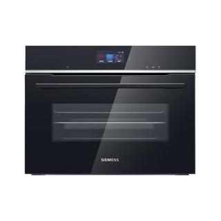 品西门子电西门子CS736G3B1W iQ700 47升嵌入式 蒸烤一体机彩屏烤箱（黑色）