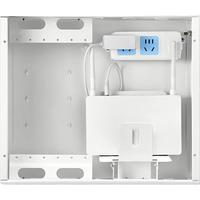 公牛（BULL）弱电箱 多媒体信息箱集线箱塑料配电箱LXR1-32s小箱带GN-A02插座 