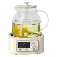 APIXINTL日本安本素养生壶家用迷你养生杯 煮茶器 煮茶壶烧水壶电热水壶办公室全玻璃多功能全自动花茶壶