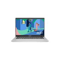 微星（MSI）新世代14轻薄本 14英寸笔记本电脑便携商务办公(锐龙R5-7530U 16GB 512GB）都会银