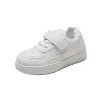 薇靡雅（WEIMIYA）儿童小白鞋春秋男女童运动鞋软底（码数偏小，按内长+1cm选择 白色 24码鞋内长15.5cm