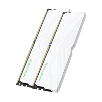 铭瑄 32GB(16GBX2)套装 DDR4 3600 台式机内存条 W4白猎鹰系列马甲条 CL16海力士颗粒