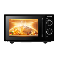 Galanz 微波炉20L机械转盘式智能小型迷你微波加热杀菌旋钮操作快捷易清洁B1 升级平板式
