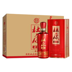 杜康 老窖福运50度500ml*6瓶整箱纯粮食白酒水送礼结婚宴席喜酒