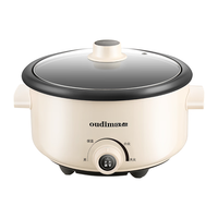 欧点 分体式 多功能电火锅  白色