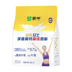 蒙牛 金装女士多维高钙高铁奶粉 400g