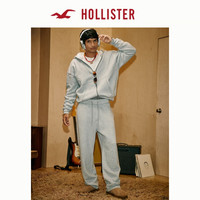 【宽松慵懒风】Hollister25秋冬baggy风抓绒卫裤男装334-5086